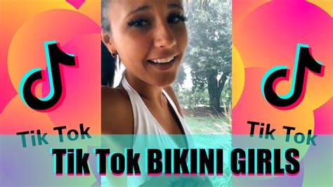 AN influencer and her friend received dirty looks for their revealing <b>bikinis</b>. . Tiktok bikinis